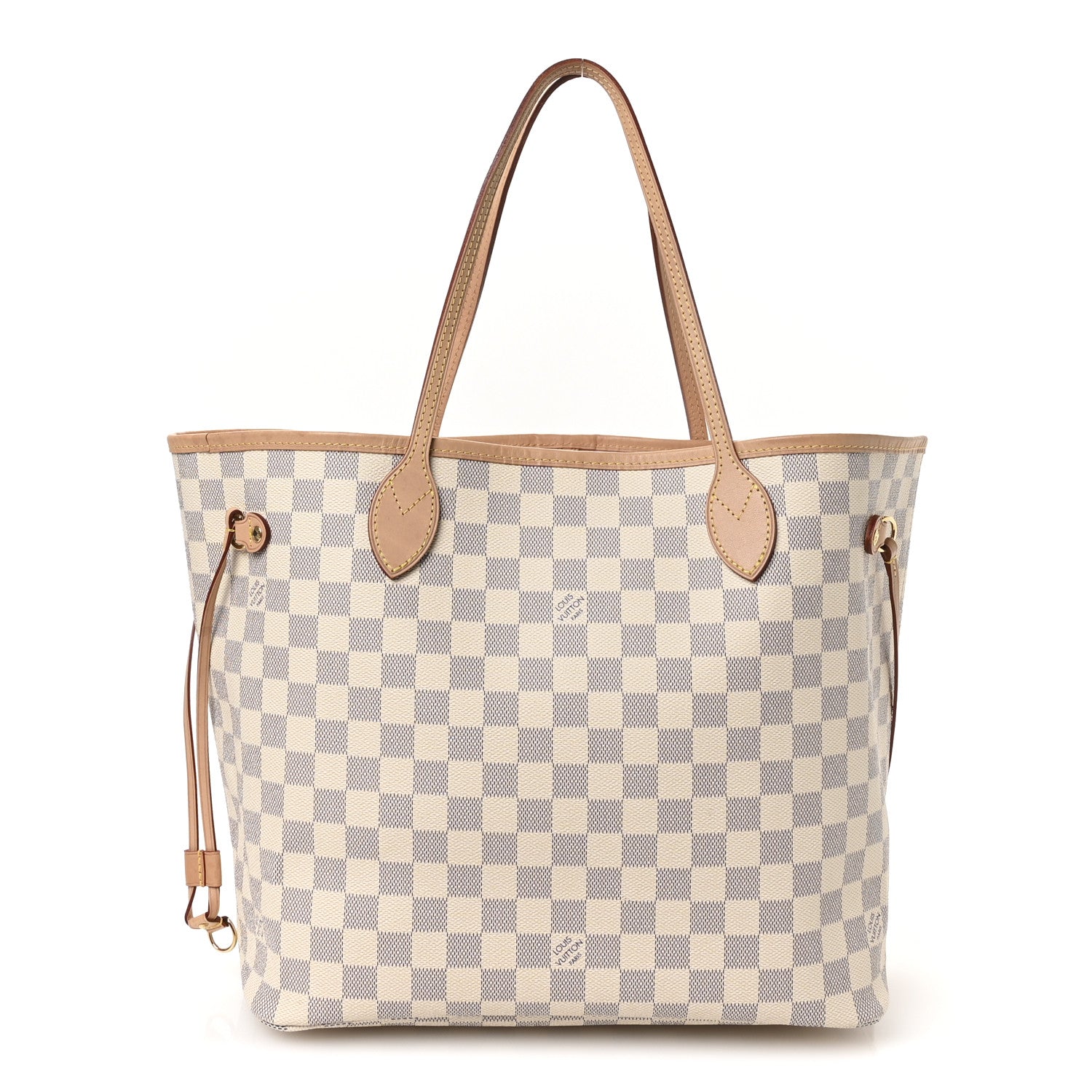 Damier Azur Neo Neverfull MM Rose Ballerine