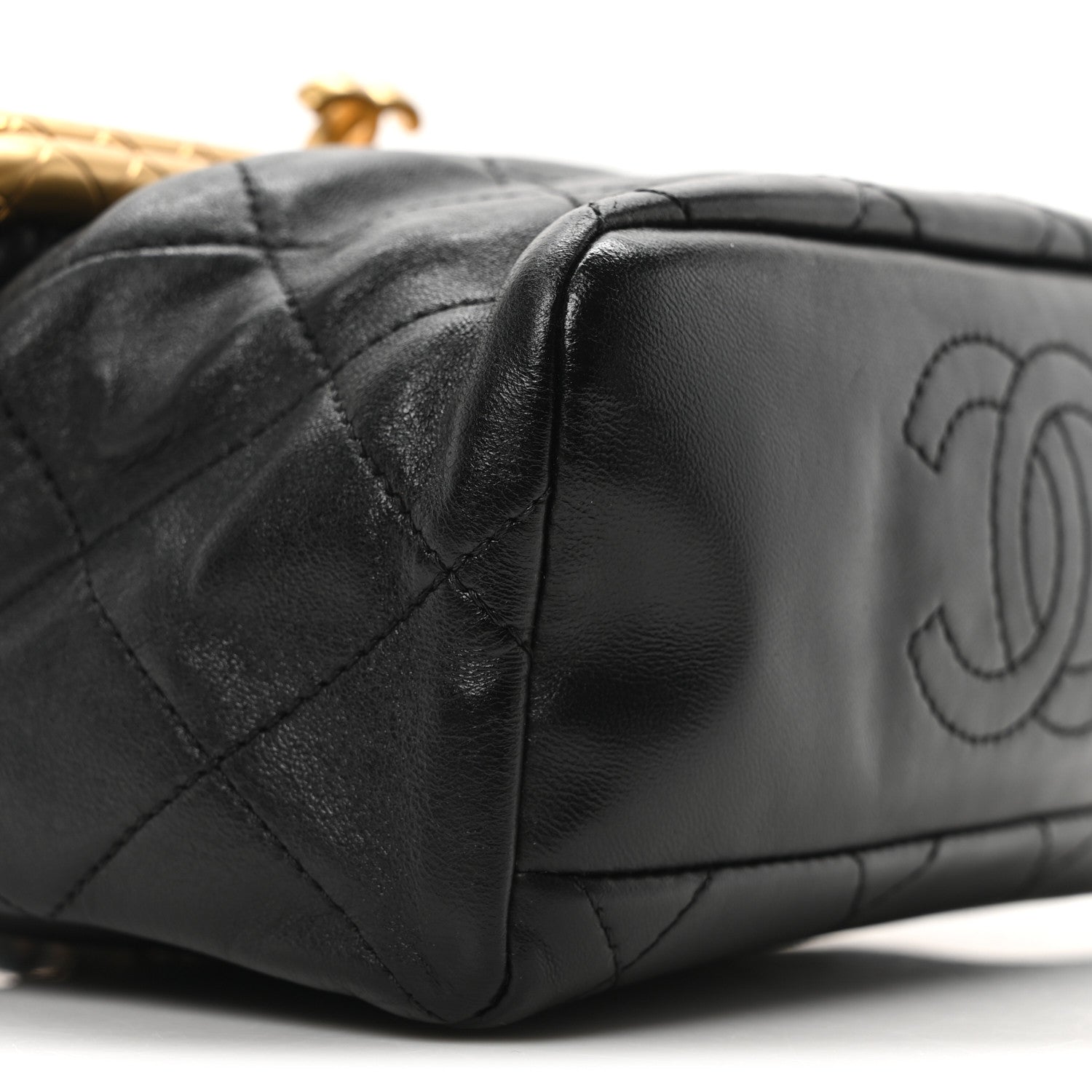 Lambskin Quilted My Crush Bag Black