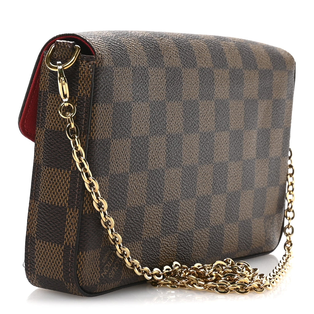 Damier Ebene Pochette Felicie Chain Wallet