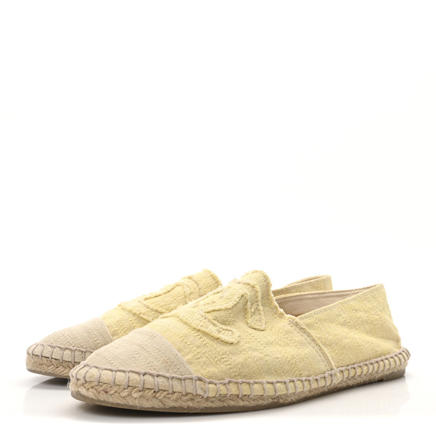 Tweed CC Espadrilles 39 Yellow