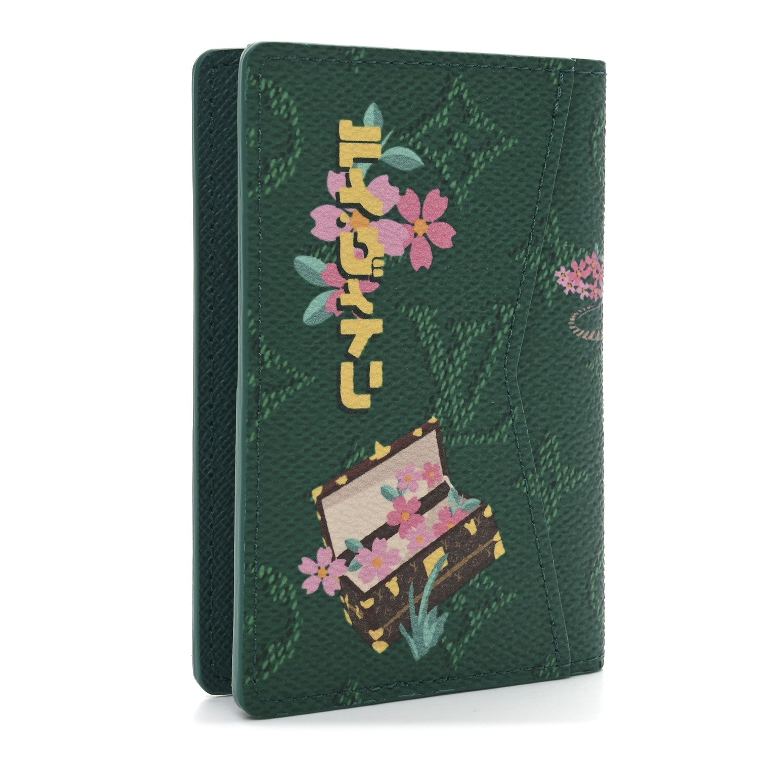 Monogram Paris Tokyo Pocket Organizer Green