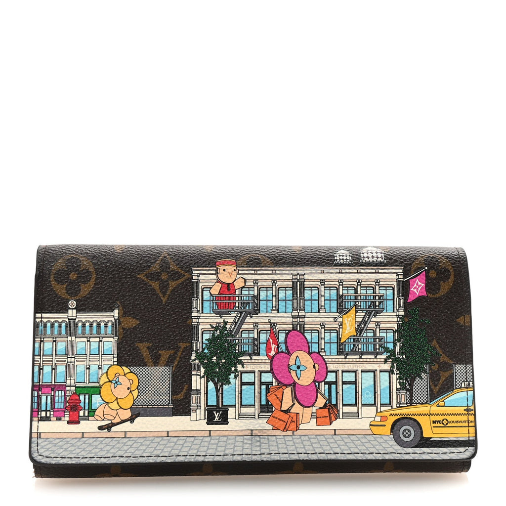 Monogram 2022 Christmas Animation Sarah Wallet Yellow