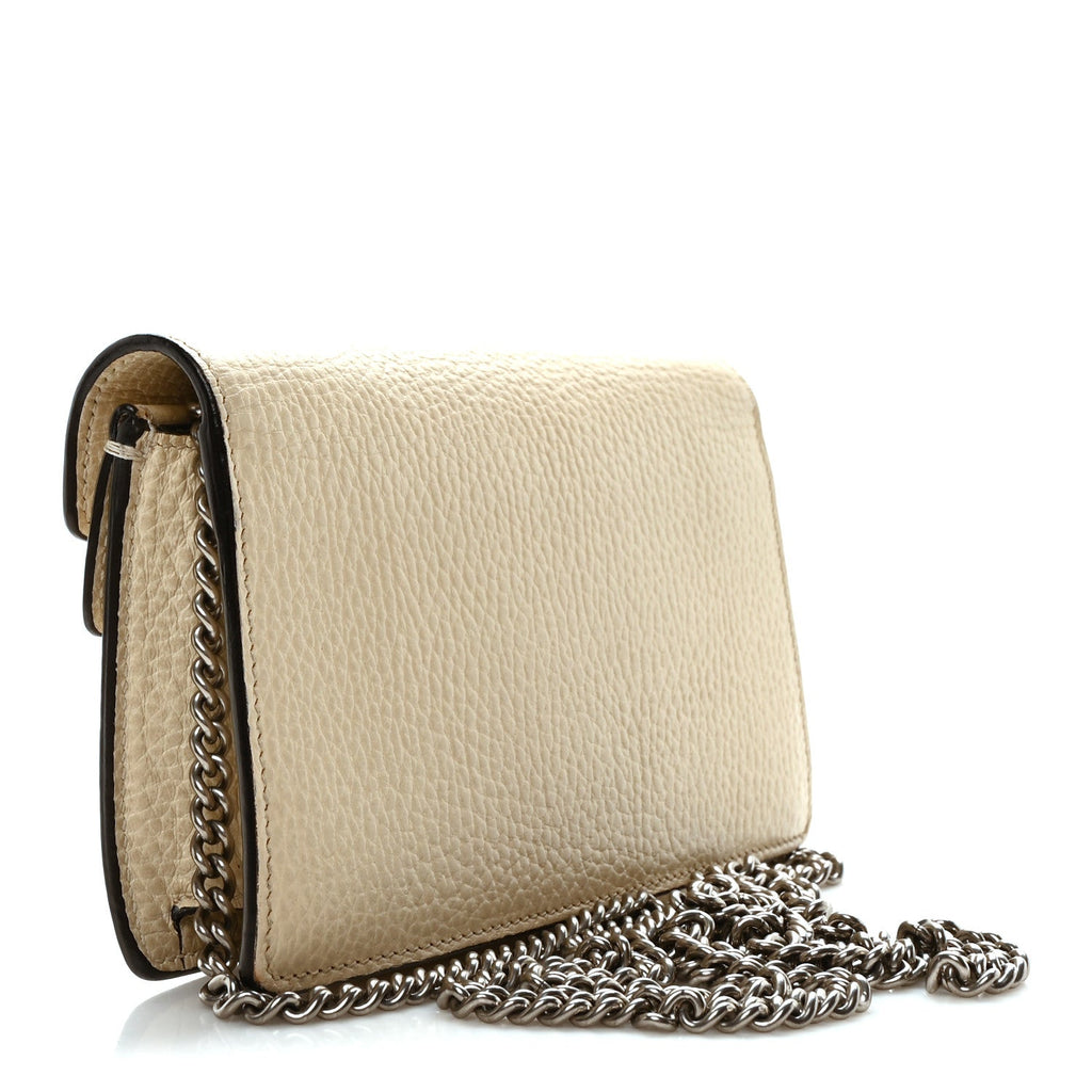 Dollar Calfskin Crystal Super Mini Dionysus Shoulder Bag Mystic White Black Diamond