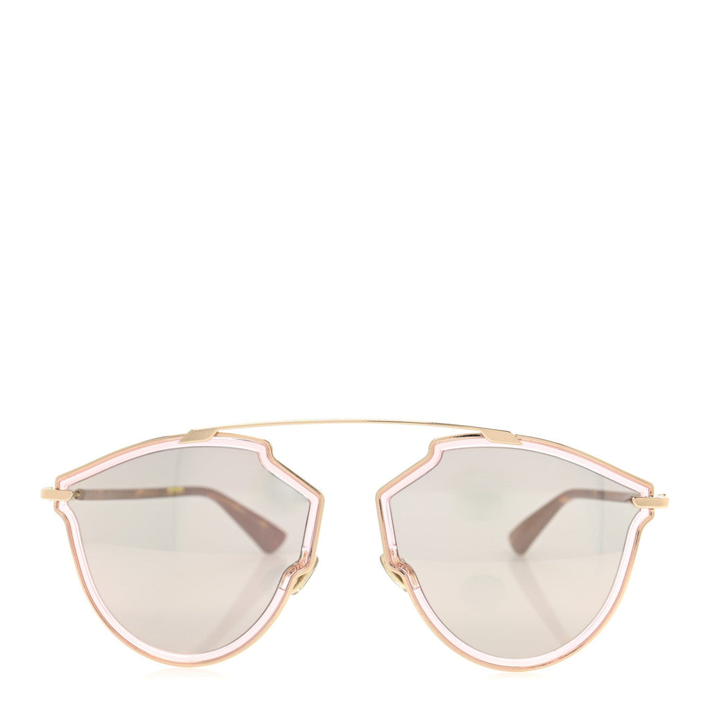 Mirrored So Real Rise Sunglasses Pink Gold