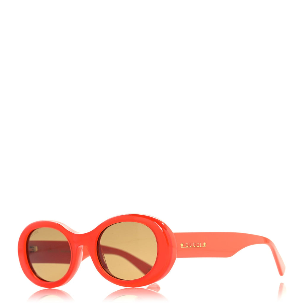 Acetate Oval Frame GG1587S Sunglasses Orange