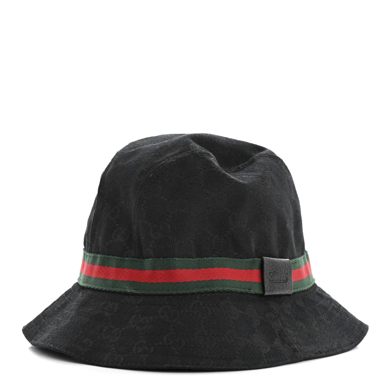 Monogram Web Bucket Hat M Black