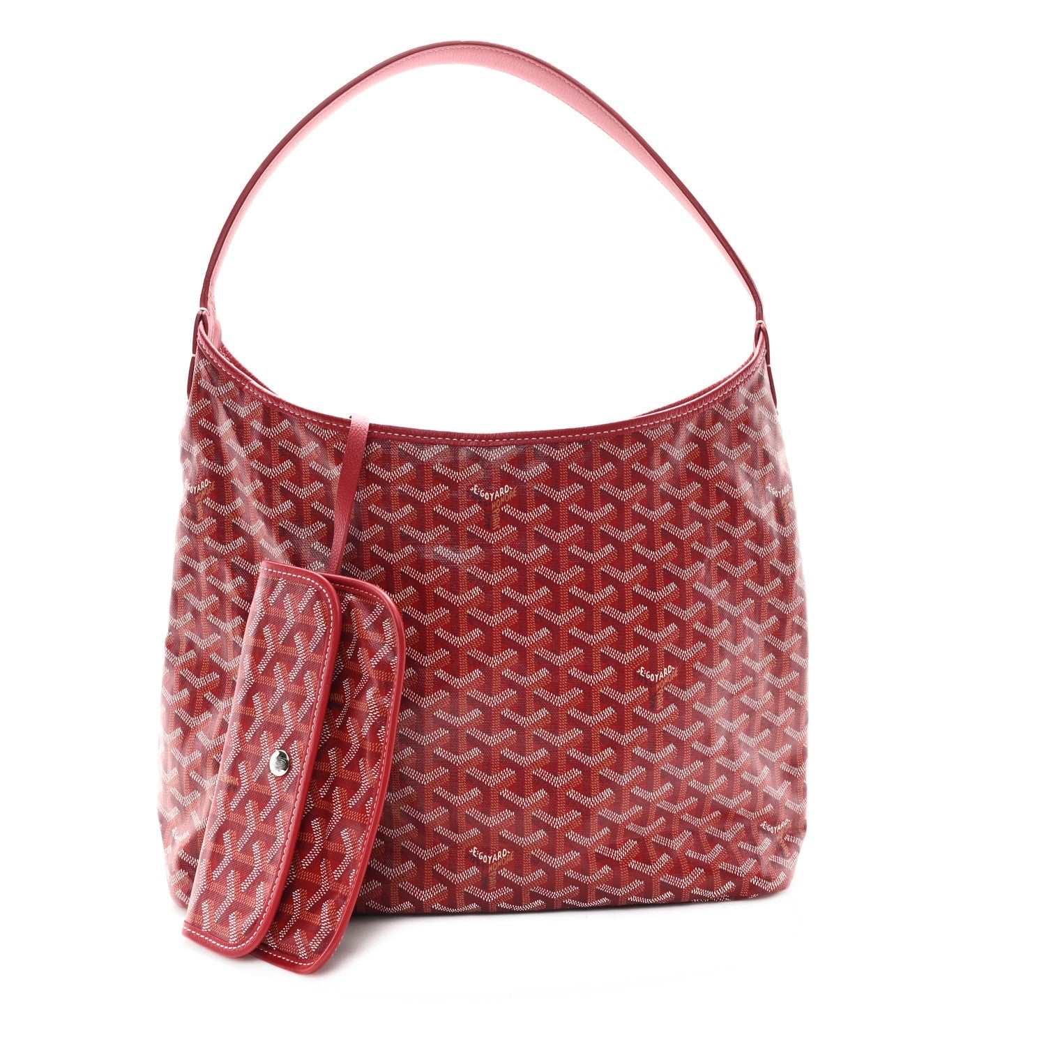 Goyardine Boheme Hobo Red