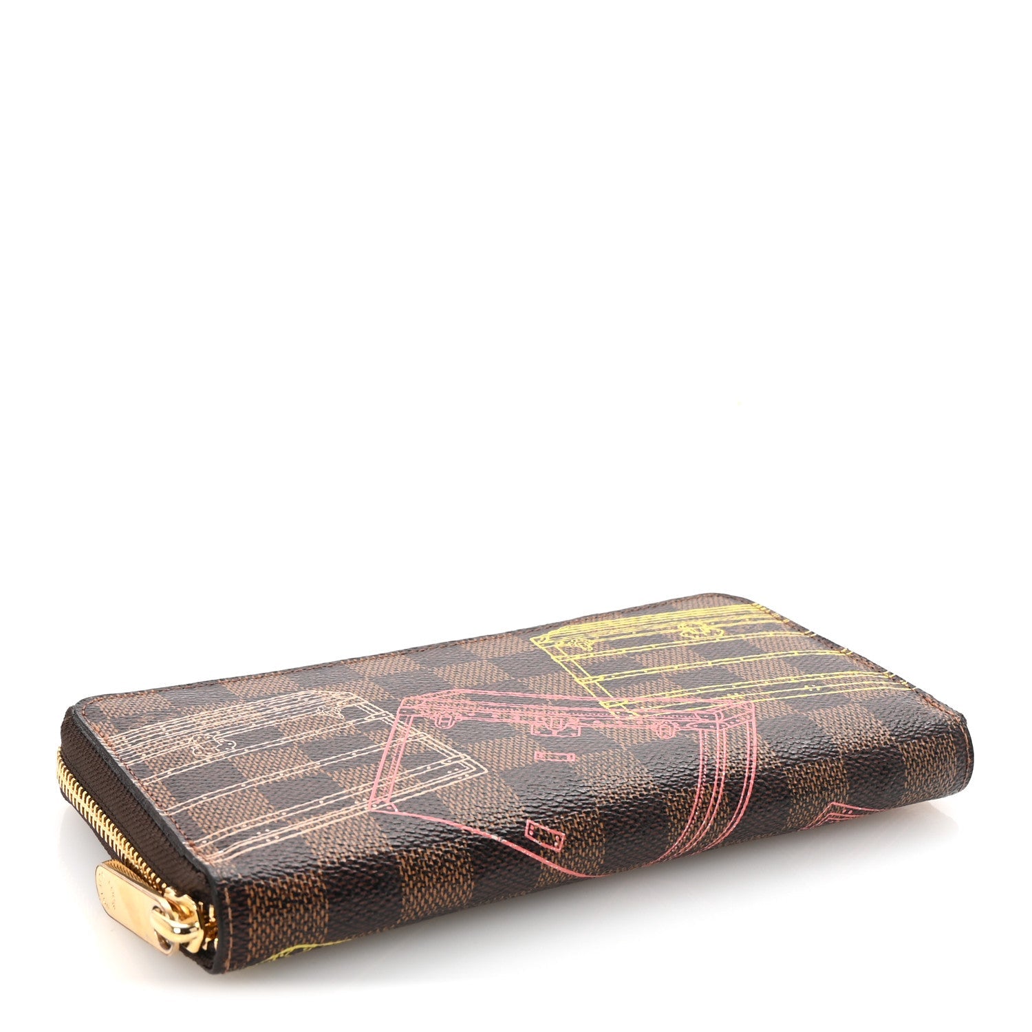 Damier Ebene 2014 Christmas Animation Zippy Wallet