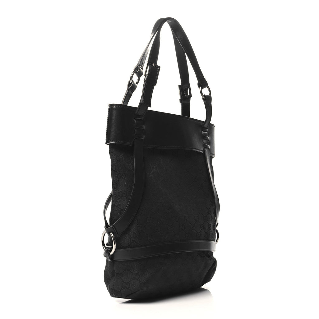 Monogram Calfskin Tote Black