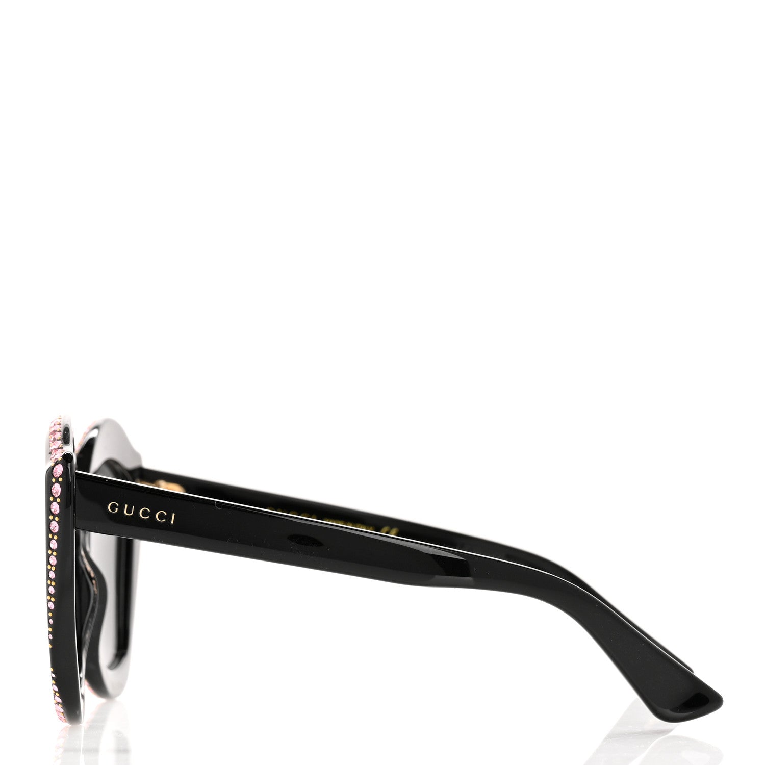 Crystal Cat Eye GG0118S Sunglasses Black