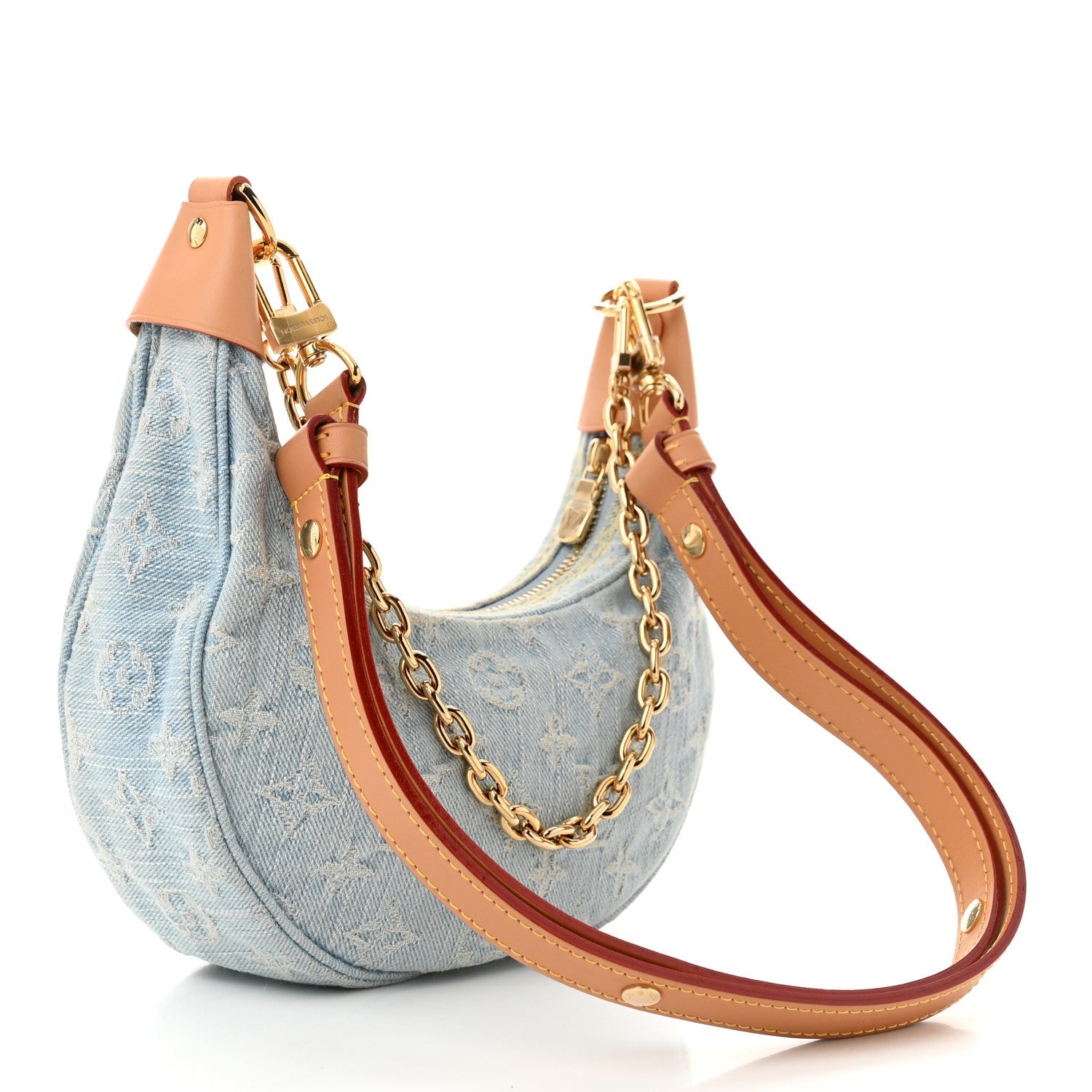 Monogram Denim Loop Sky Denim