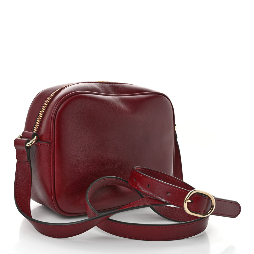Sakai Be Green Calfskin Mini Blondie Shoulder Bag Rosso