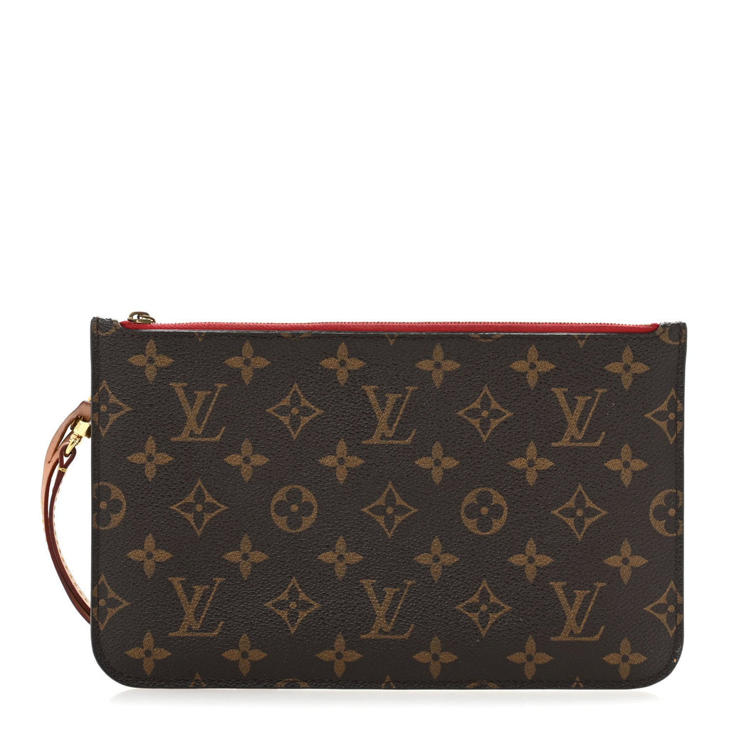 Monogram Neverfull MM GM Pochette Cherry