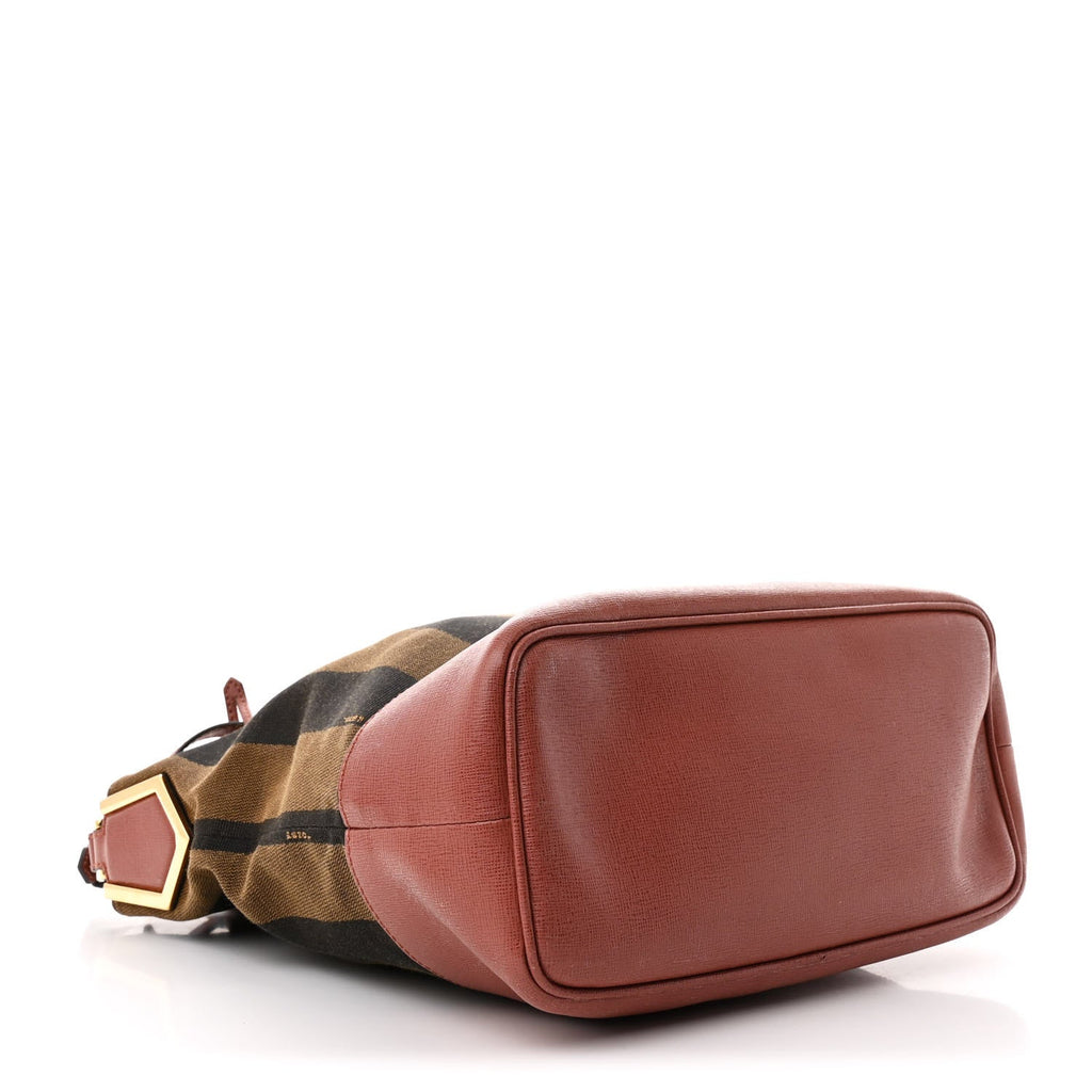 Pequin Vitello Elite 2Jours Bucket Bag Tobacco