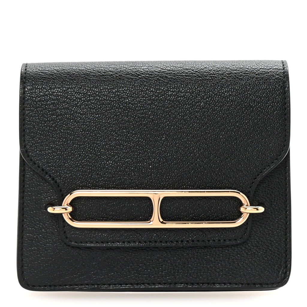 Chevre Mysore Roulis Slim Wallet Black