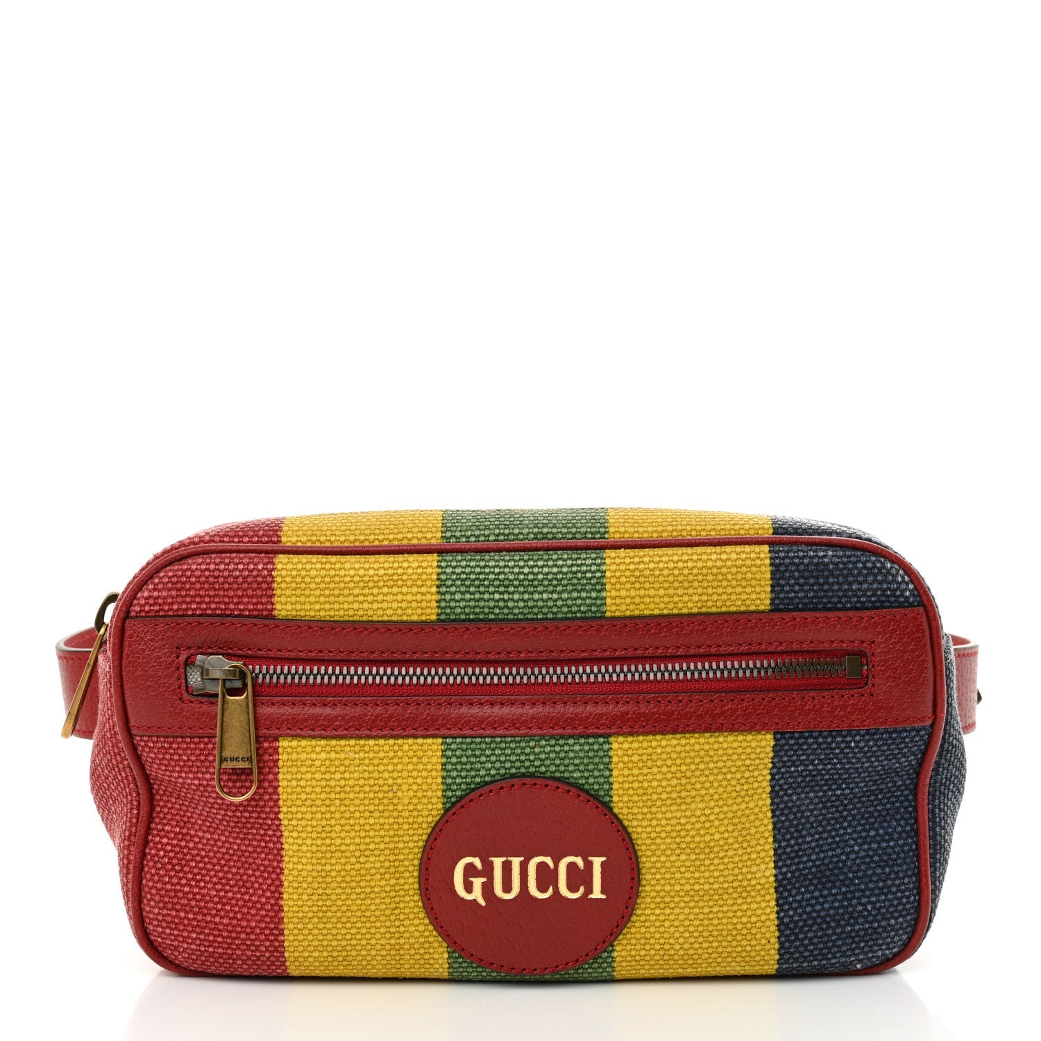 Canvas Marley Stripe Script Logo Gucci Belt Bag 80 32 Multicolor