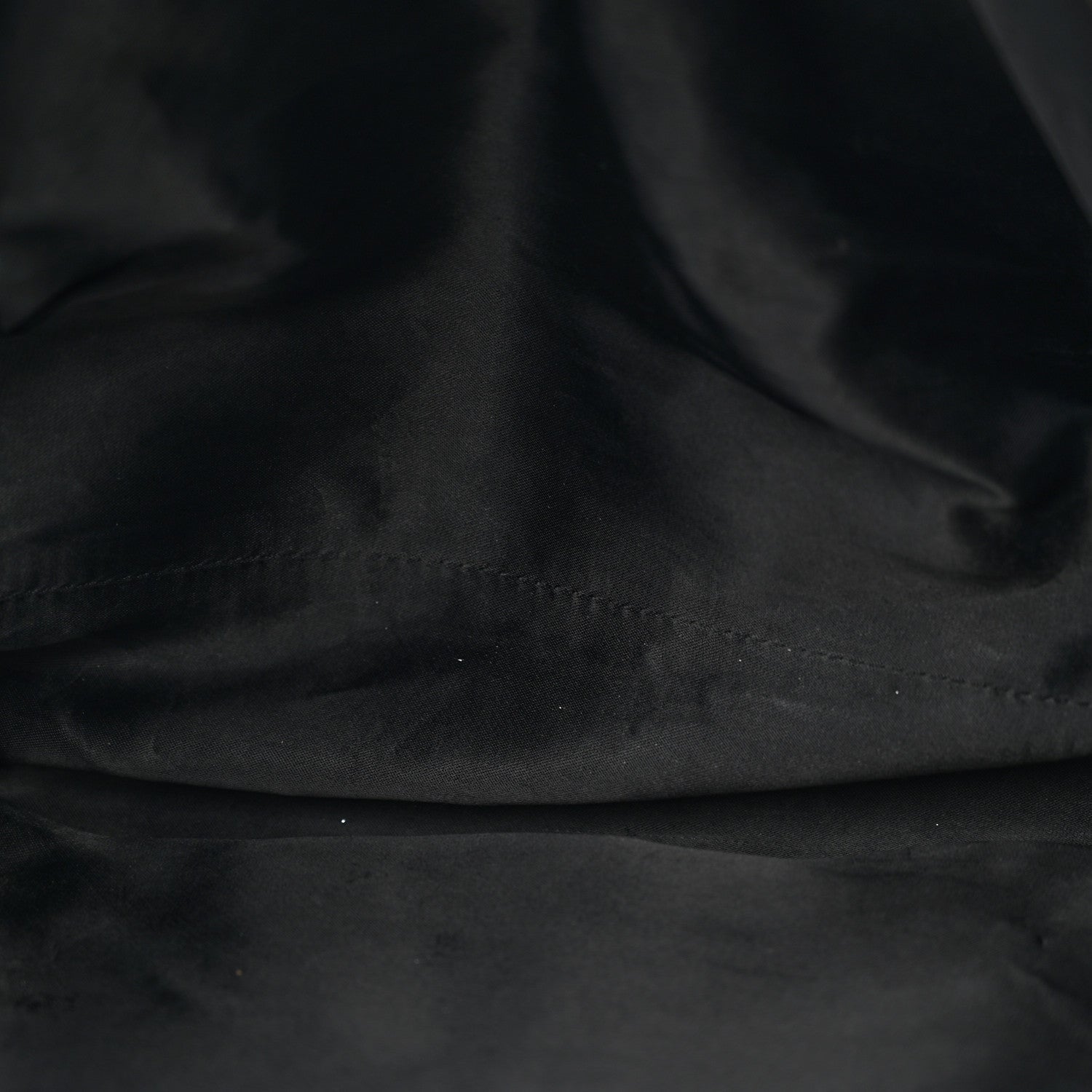 Lambskin Large Quilted Shopping Tote Black