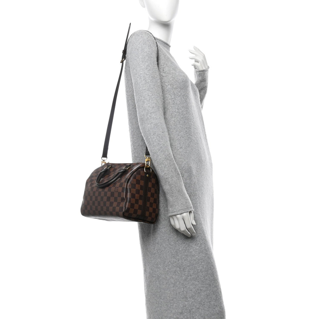Damier Ebene Speedy Bandouliere 25