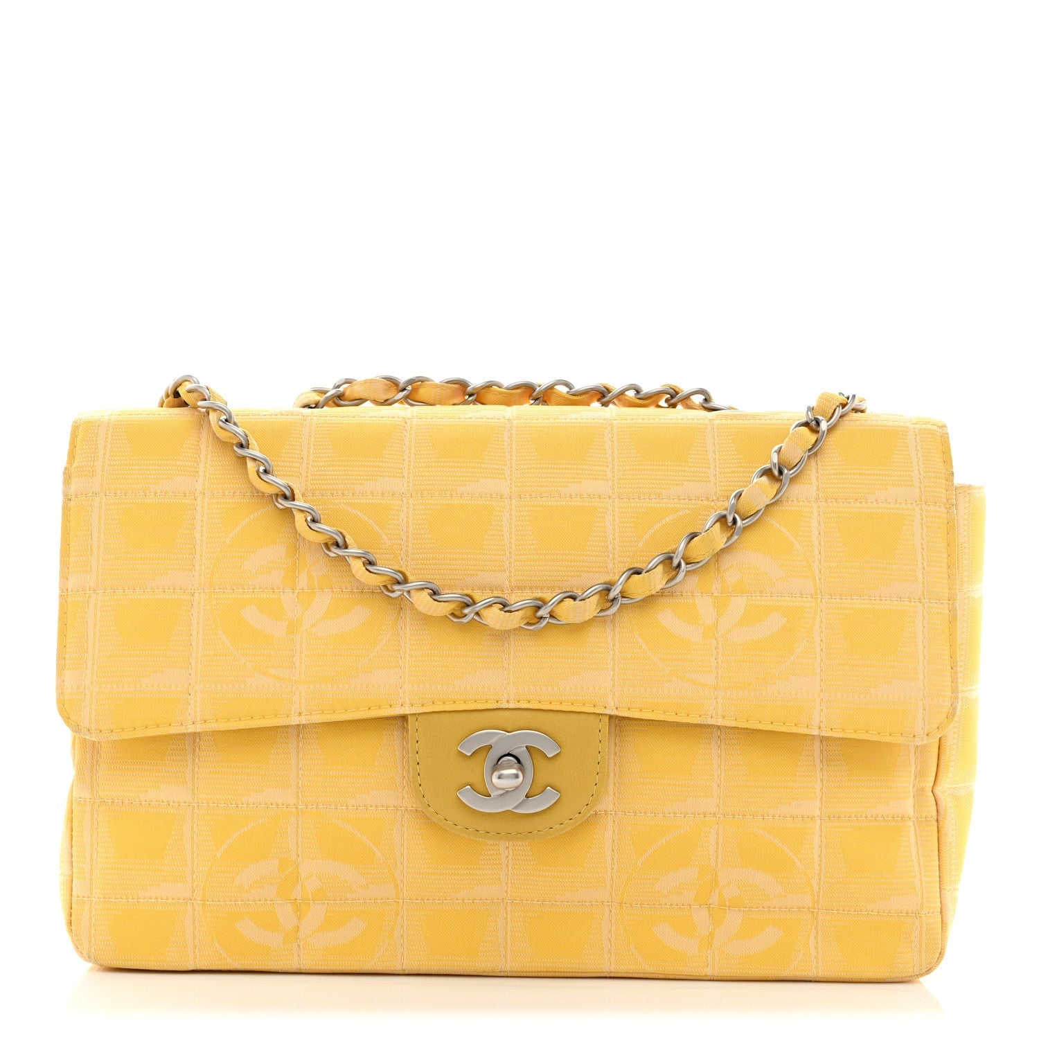 Nylon Medium Travel Flap Yellow