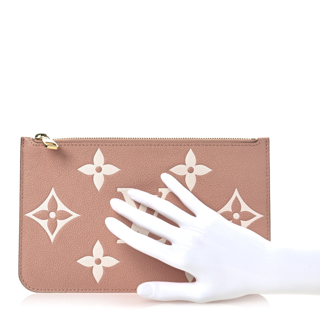 Empreinte Monogram Giant Neverfull MM Pochette Trianon Pink Cream