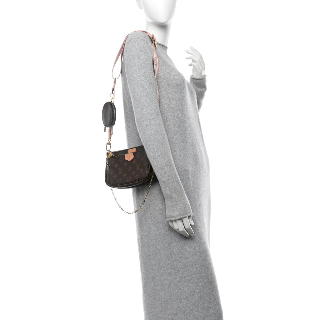 Monogram Multi Pochette Accessories Rose Clair