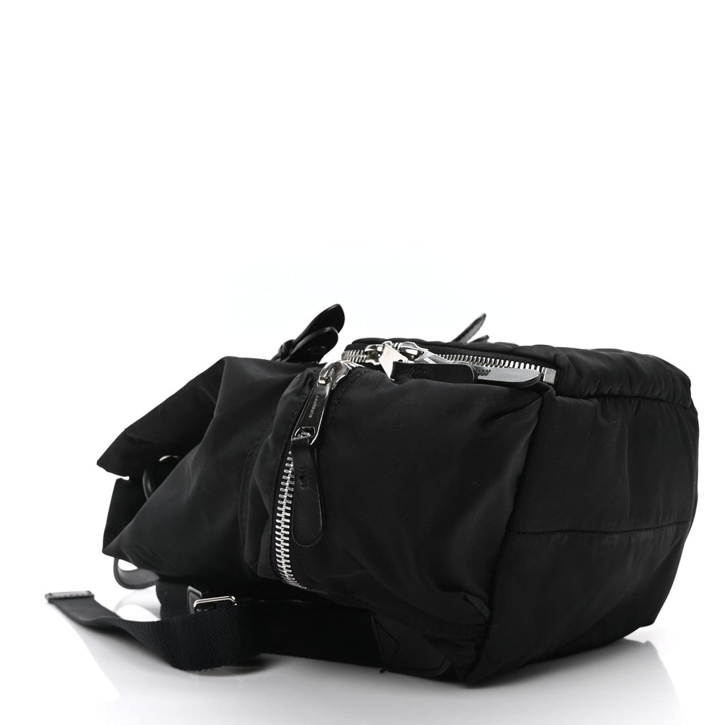 Nylon Logo Print Small Rucksack Backpack