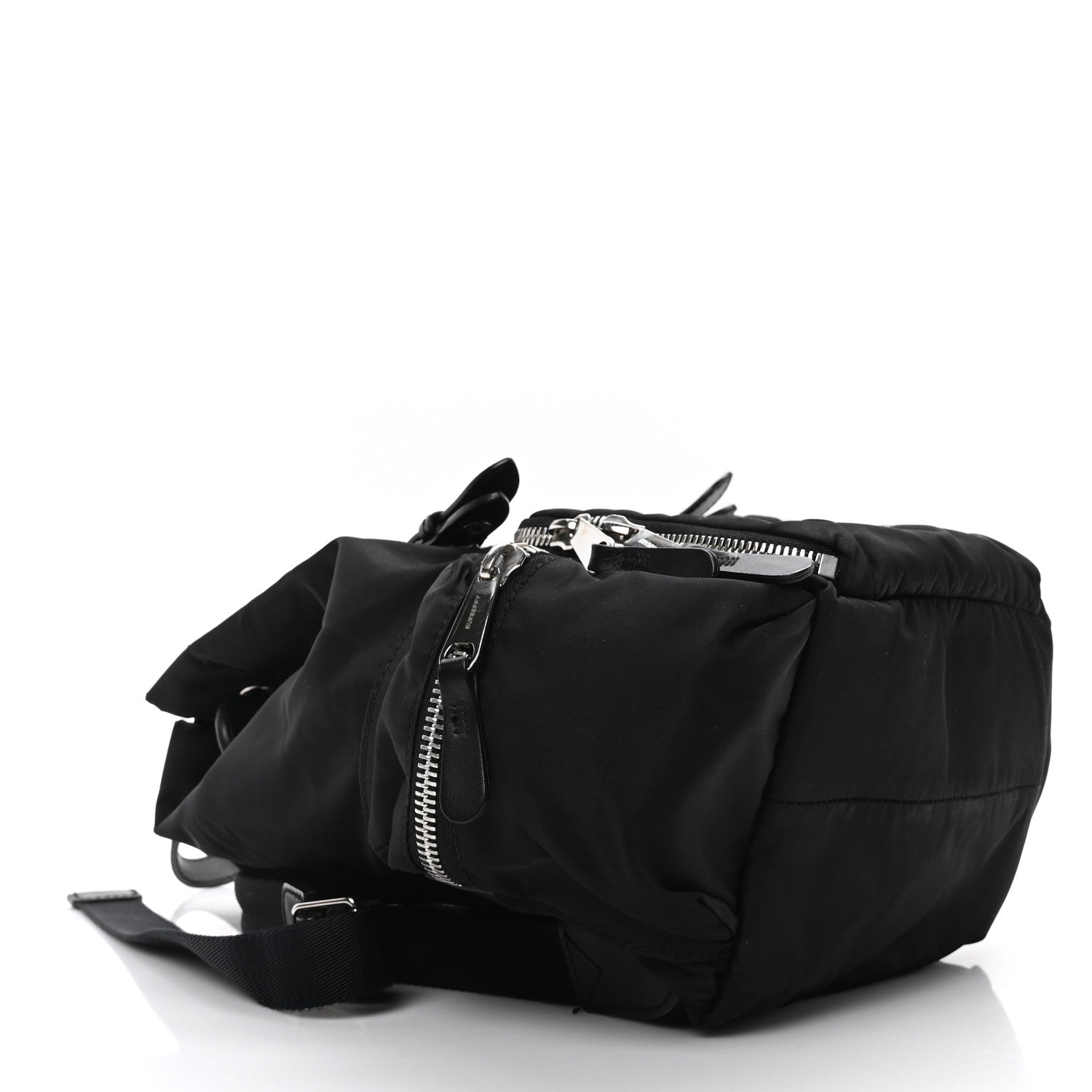 Nylon Logo Print Small Rucksack Backpack