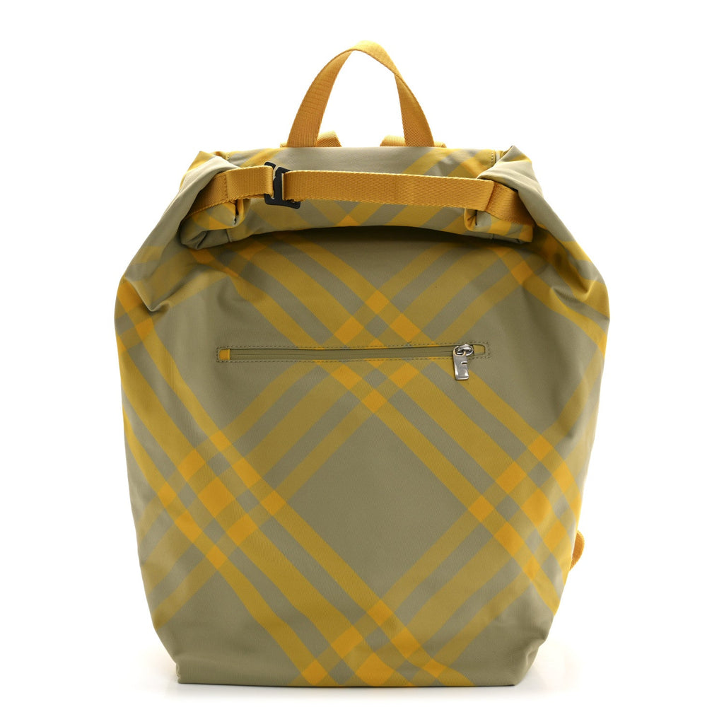 Nylon Nova Check Roll Backpack Hunter