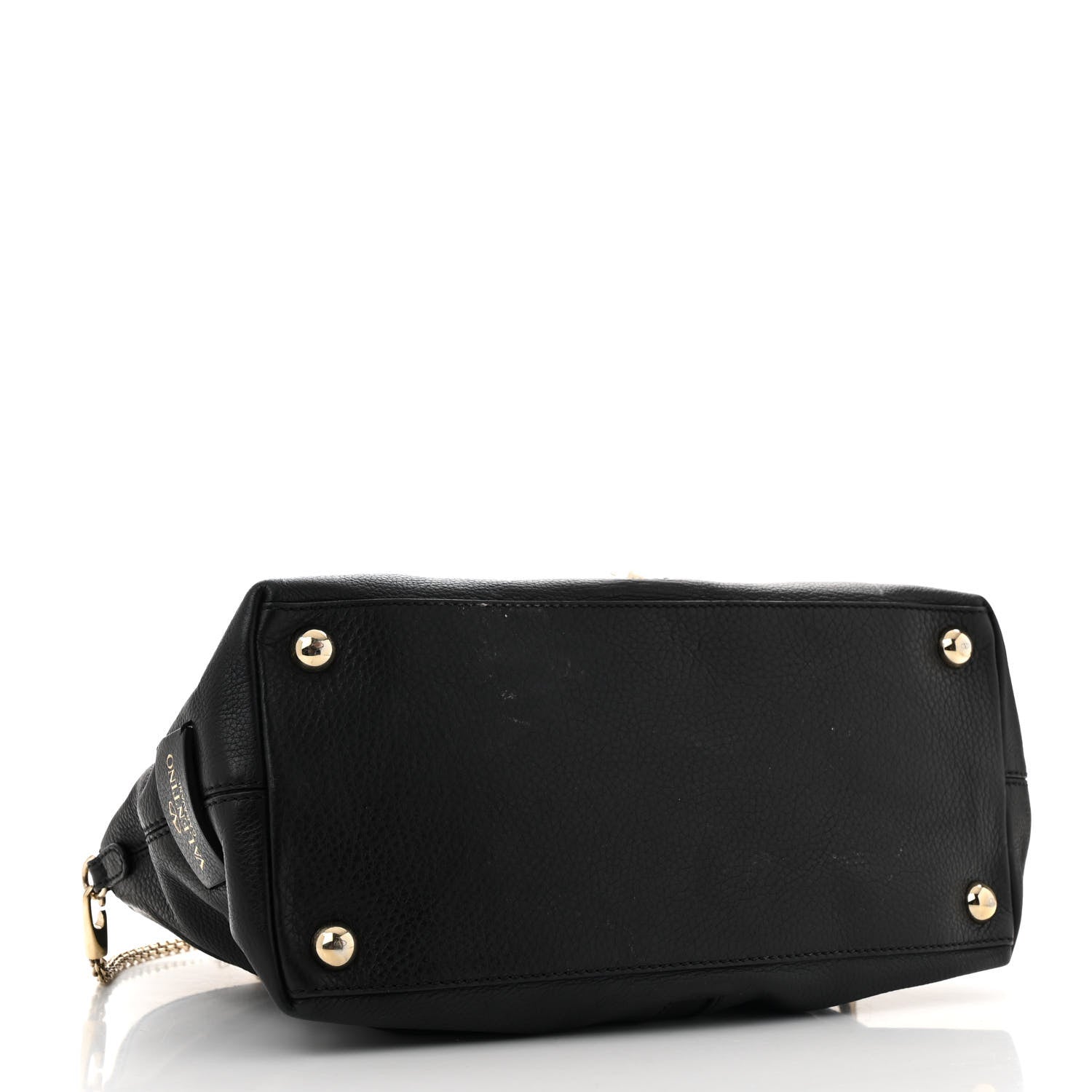 Grained Calfskin Va Va Voom Shoulder Bag Black