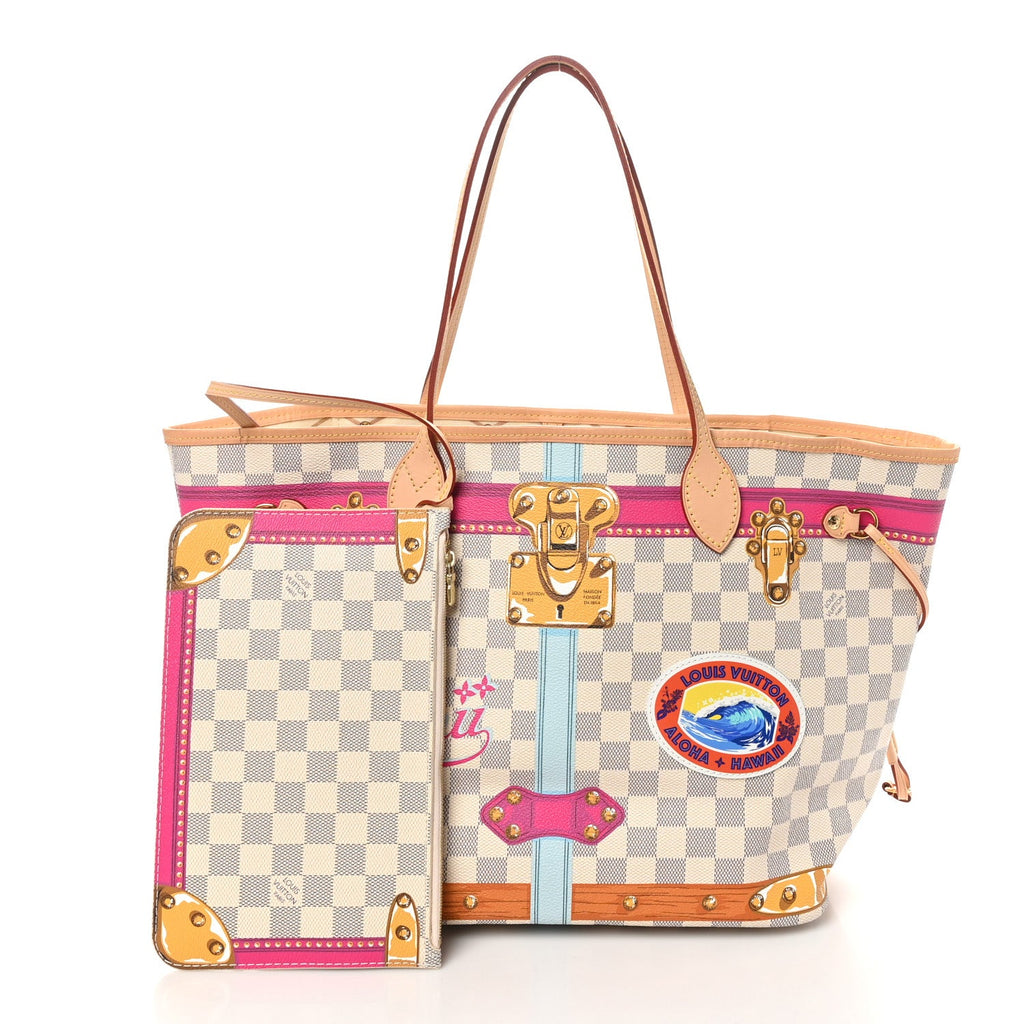 Damier Azur Summer Trunks Hawaii Neo Neverfull MM