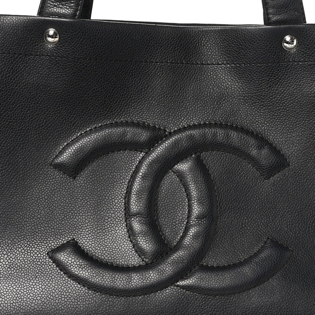 Caviar Executive Cerf Shopper Tote Black