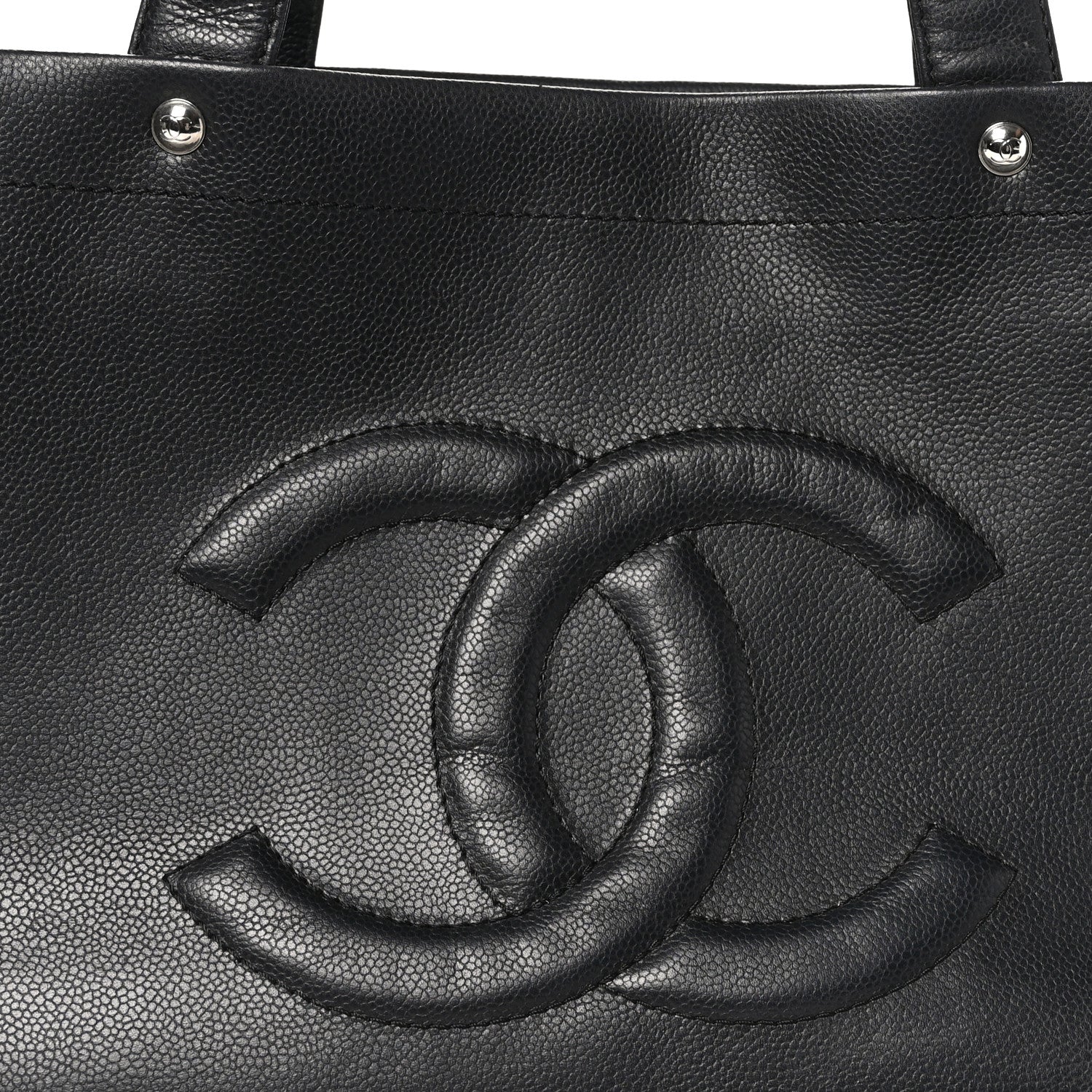 Caviar Executive Cerf Shopper Tote Black