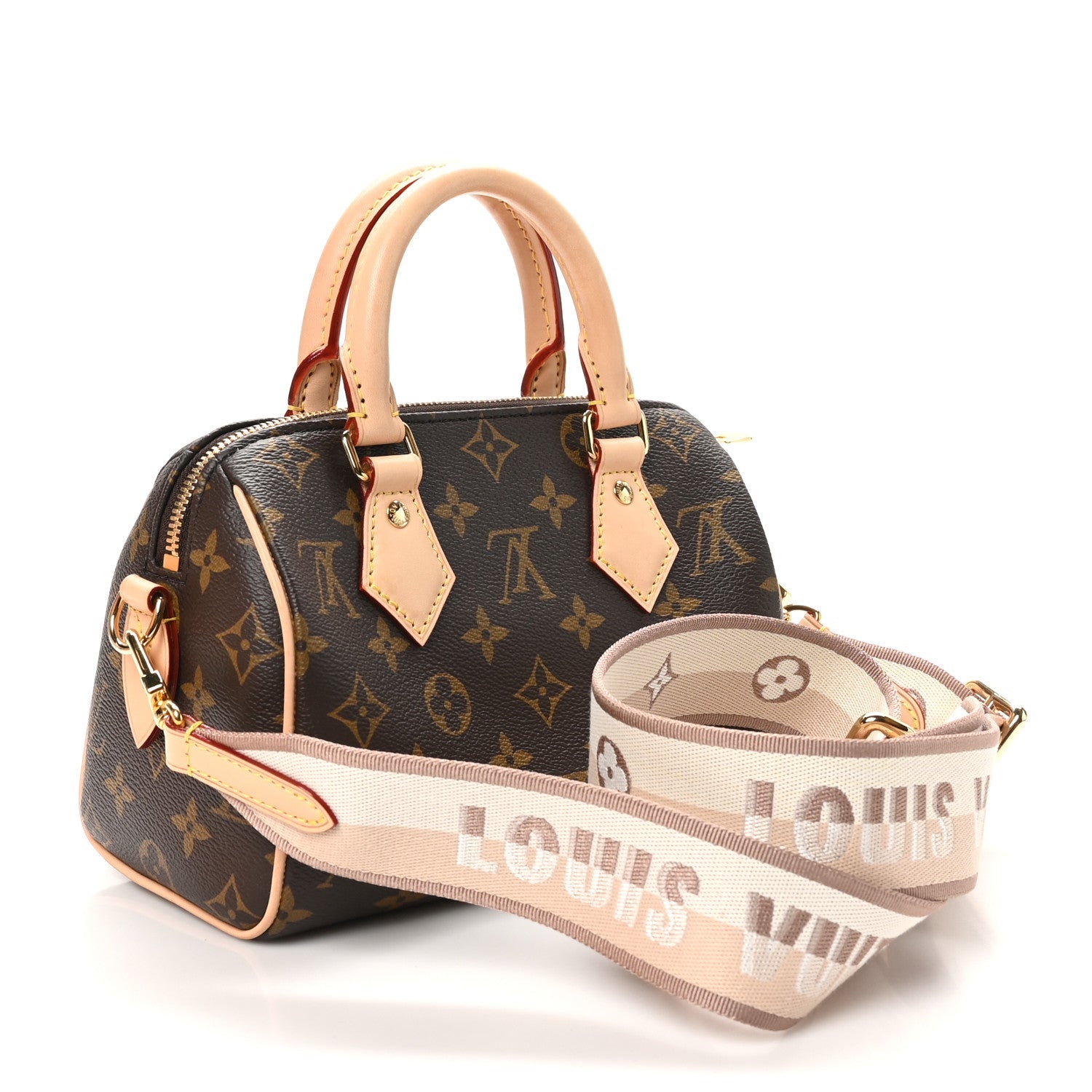 Monogram Speedy Bandouliere 20 Beige