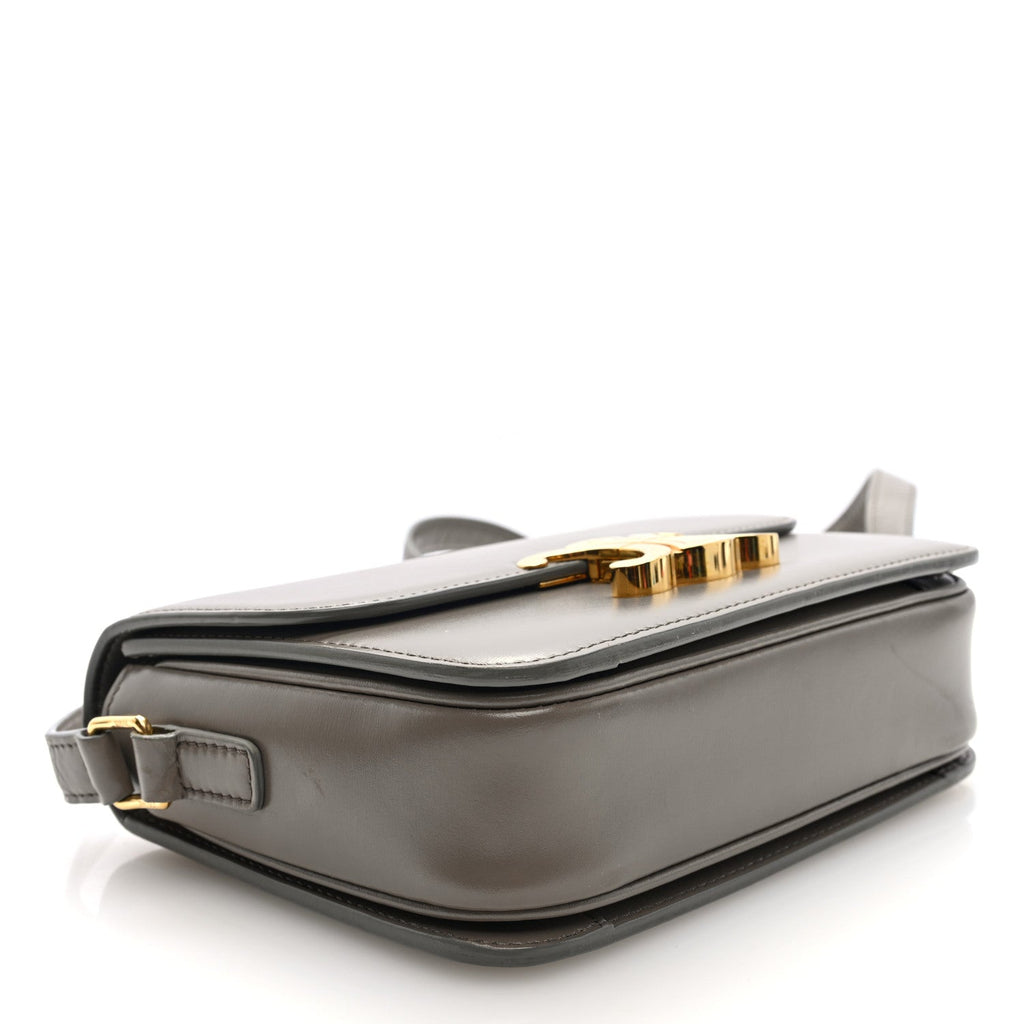 Shiny Calfskin Teen Triomphe Pebble