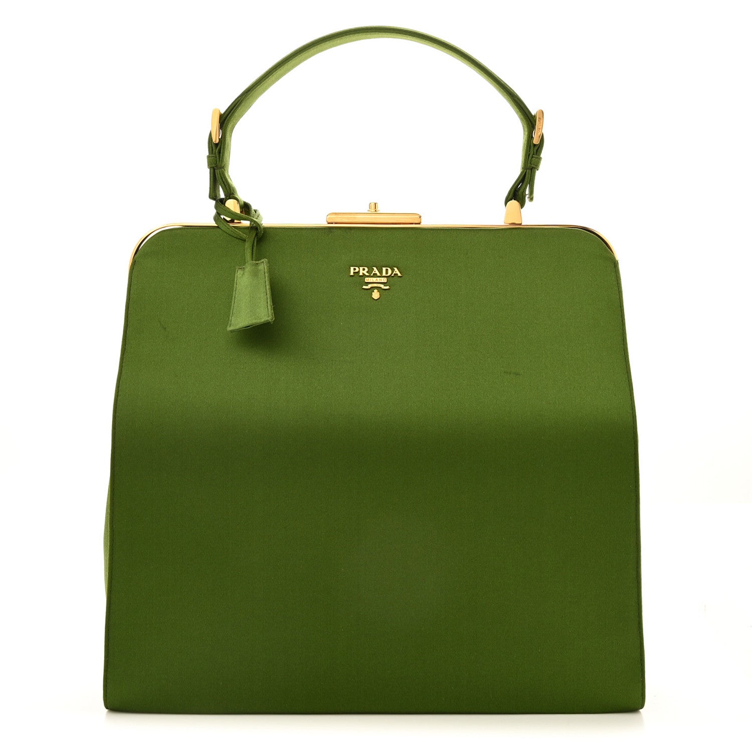 Satin Framed Bag Felce