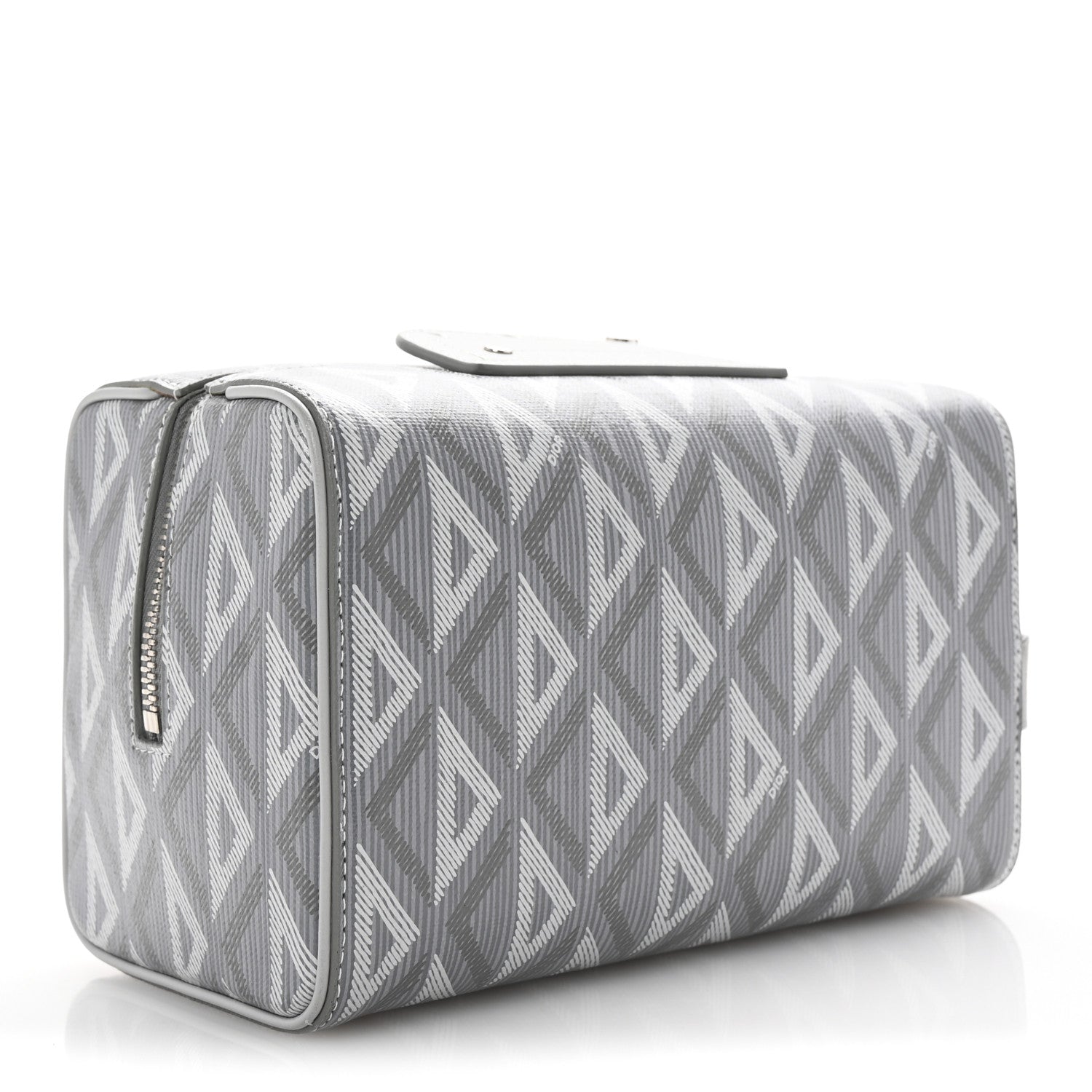 Coated Canvas CD Diamond Lingot Manity Toiletry Pouch Grey
