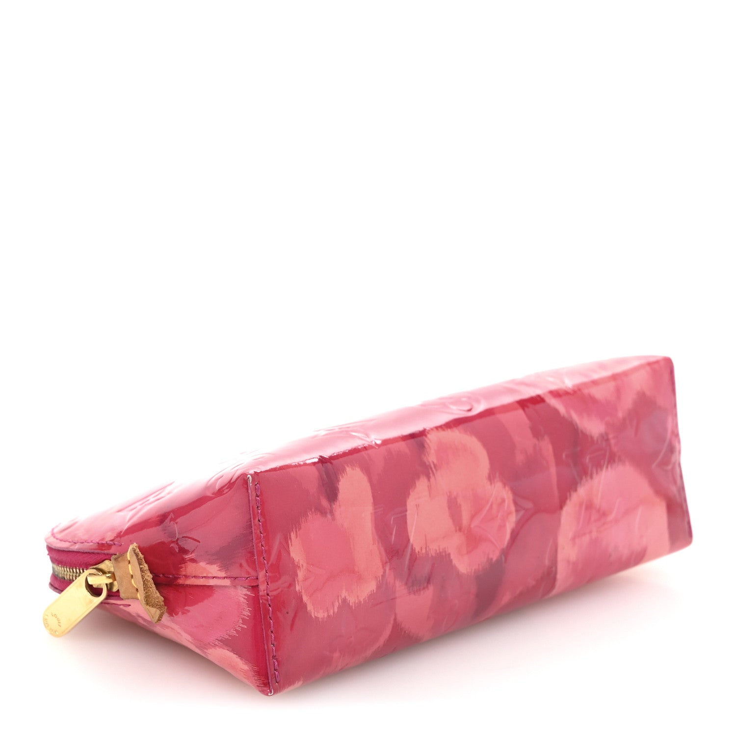 Vernis Ikat Cosmetic Pouch Rose Indien