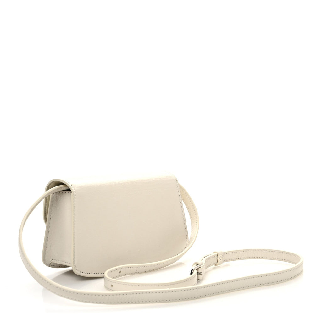 Smooth Calfskin The Sofia E/W Crossbody Ivory