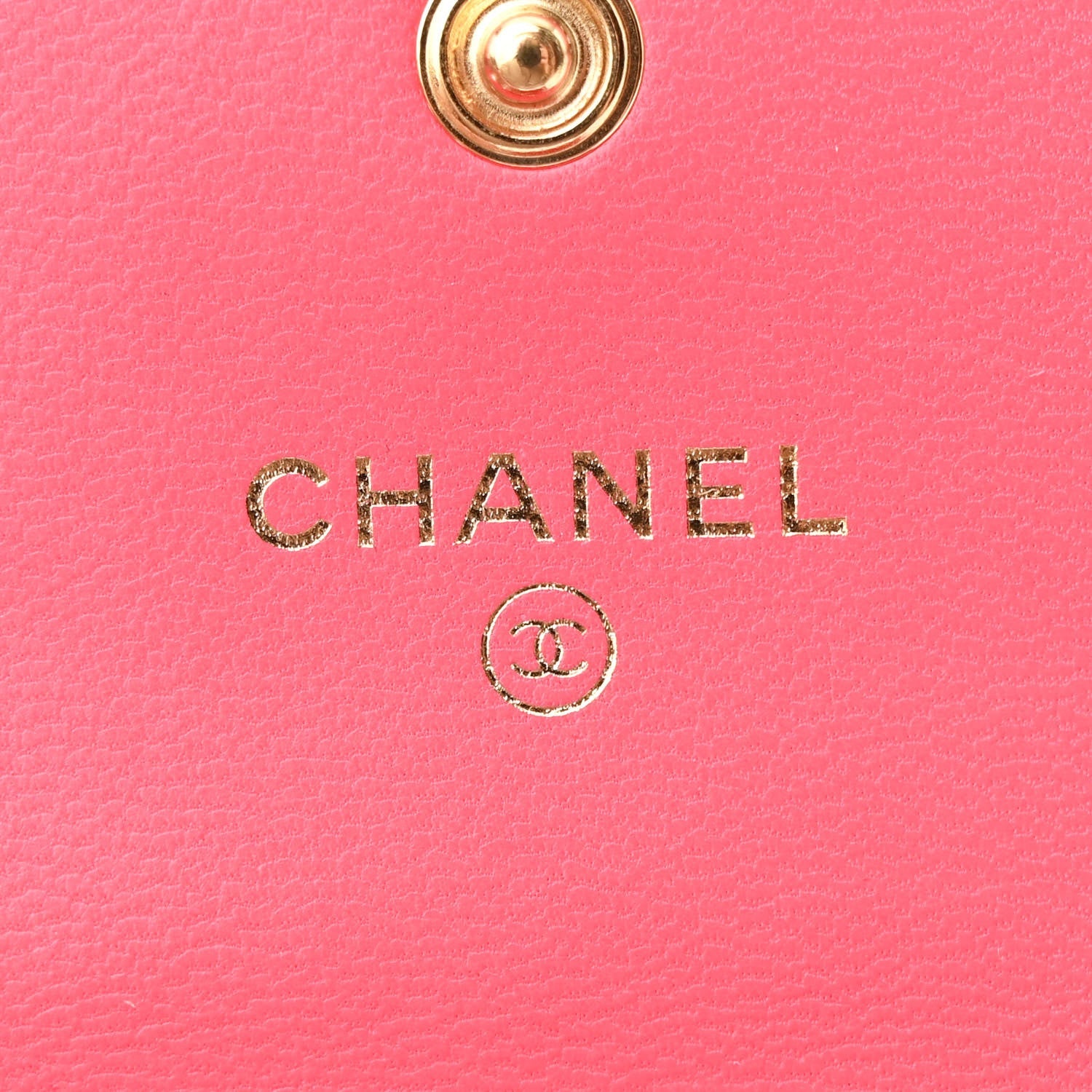 Lambskin Quilted Chanel 19 Flap Coin Purse With Chain Dark Pink