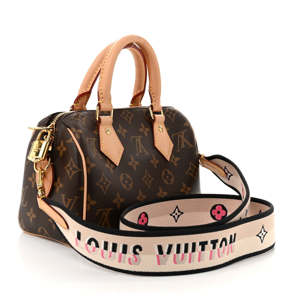 Monogram Speedy Bandouliere 20 Black