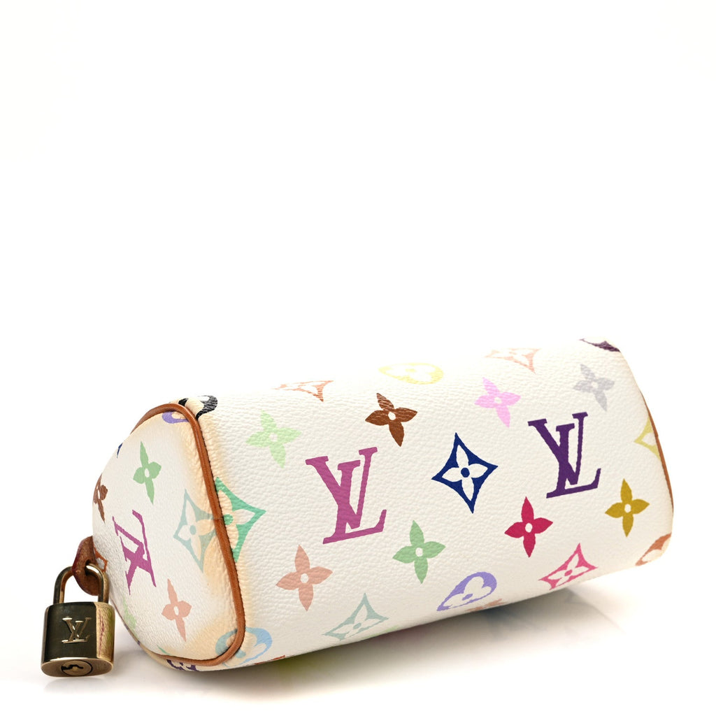 Monogram Multicolor Mini Sac HL Speedy White