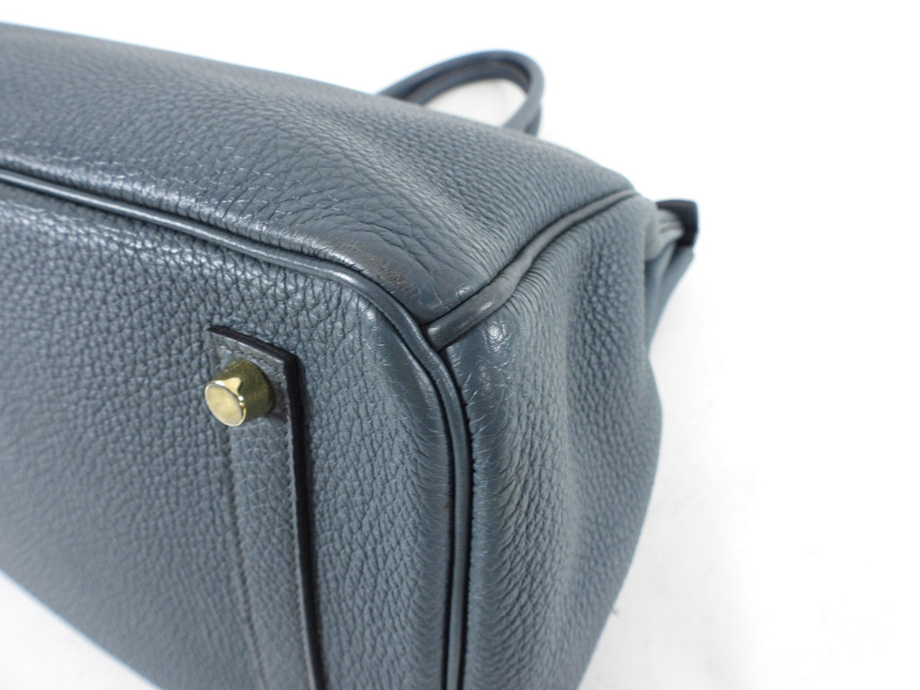 Hermes Birkin 35 Bleu Orage Togo GHW Bag