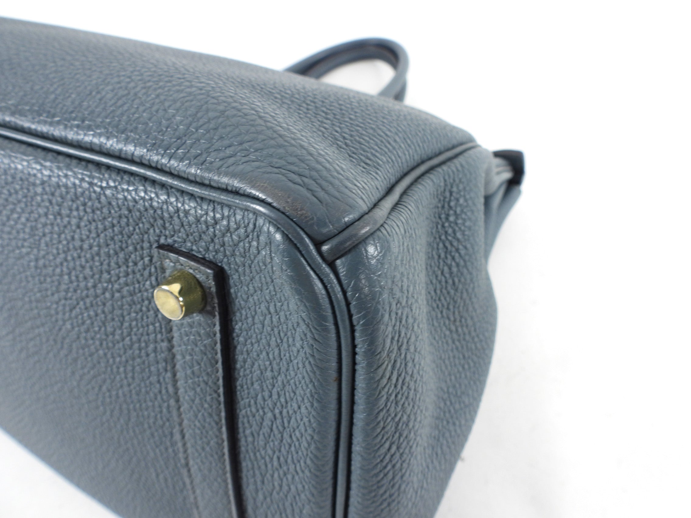 Hermes Birkin 35 Bleu Orage Togo GHW Bag