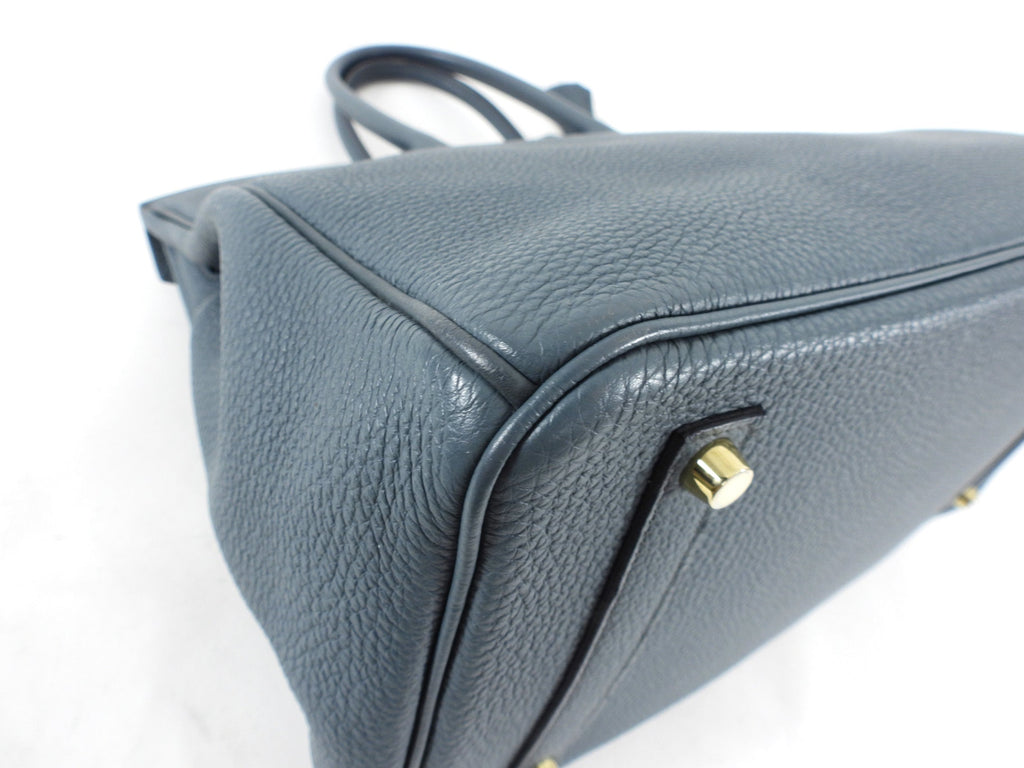 Hermes Birkin 35 Bleu Orage Togo GHW Bag
