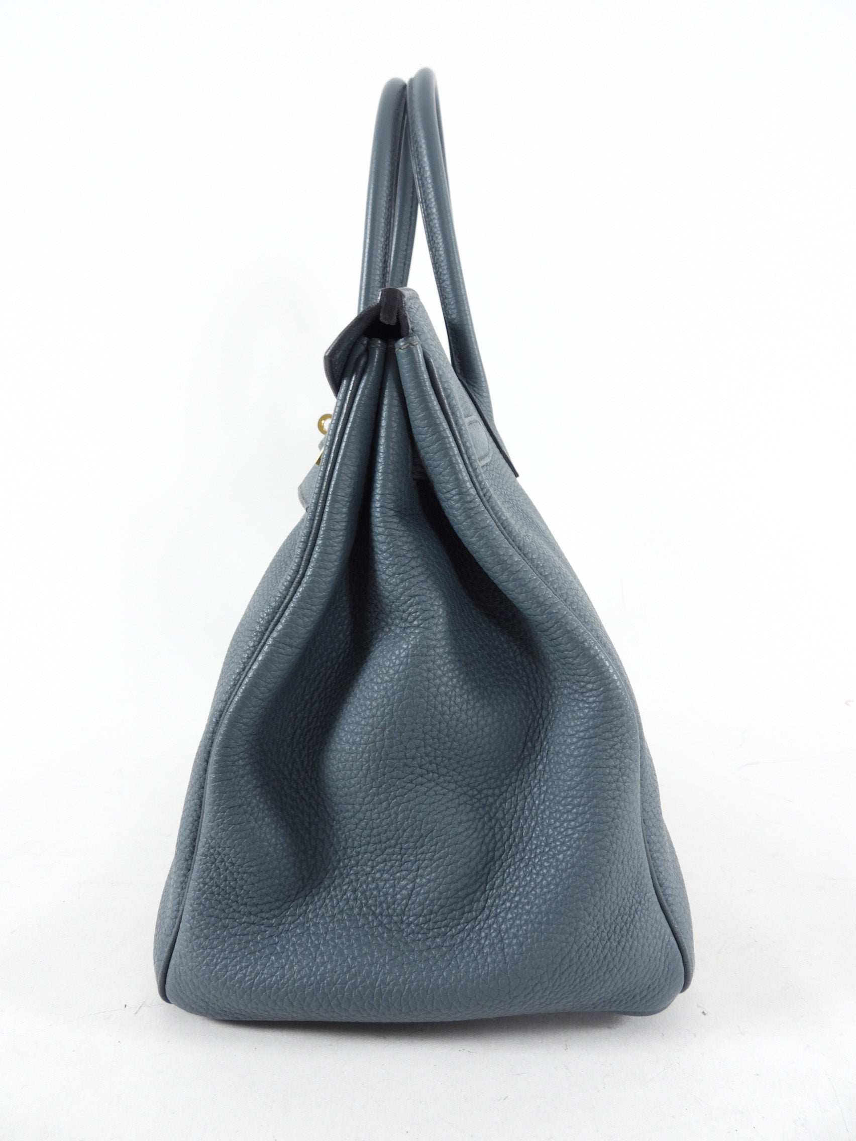 Hermes Birkin 35 Bleu Orage Togo GHW Bag