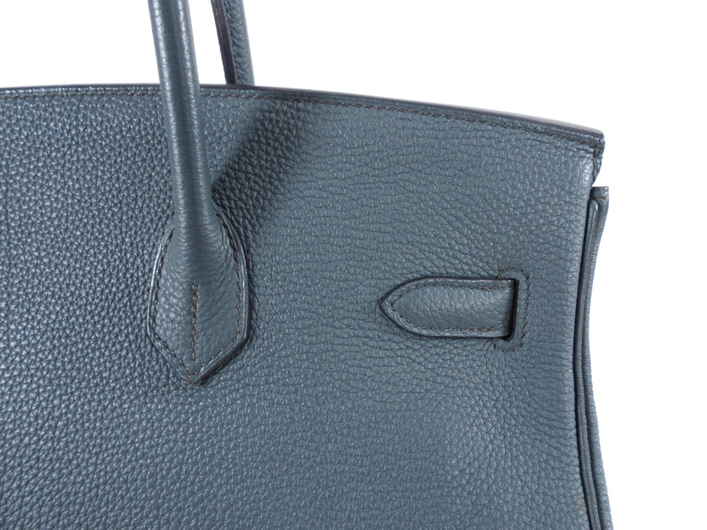 Hermes Birkin 35 Bleu Orage Togo GHW Bag