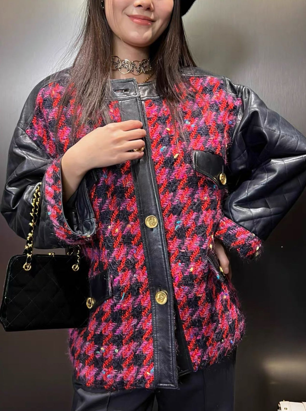 Chanel Vintage second-hand premium leather coat
