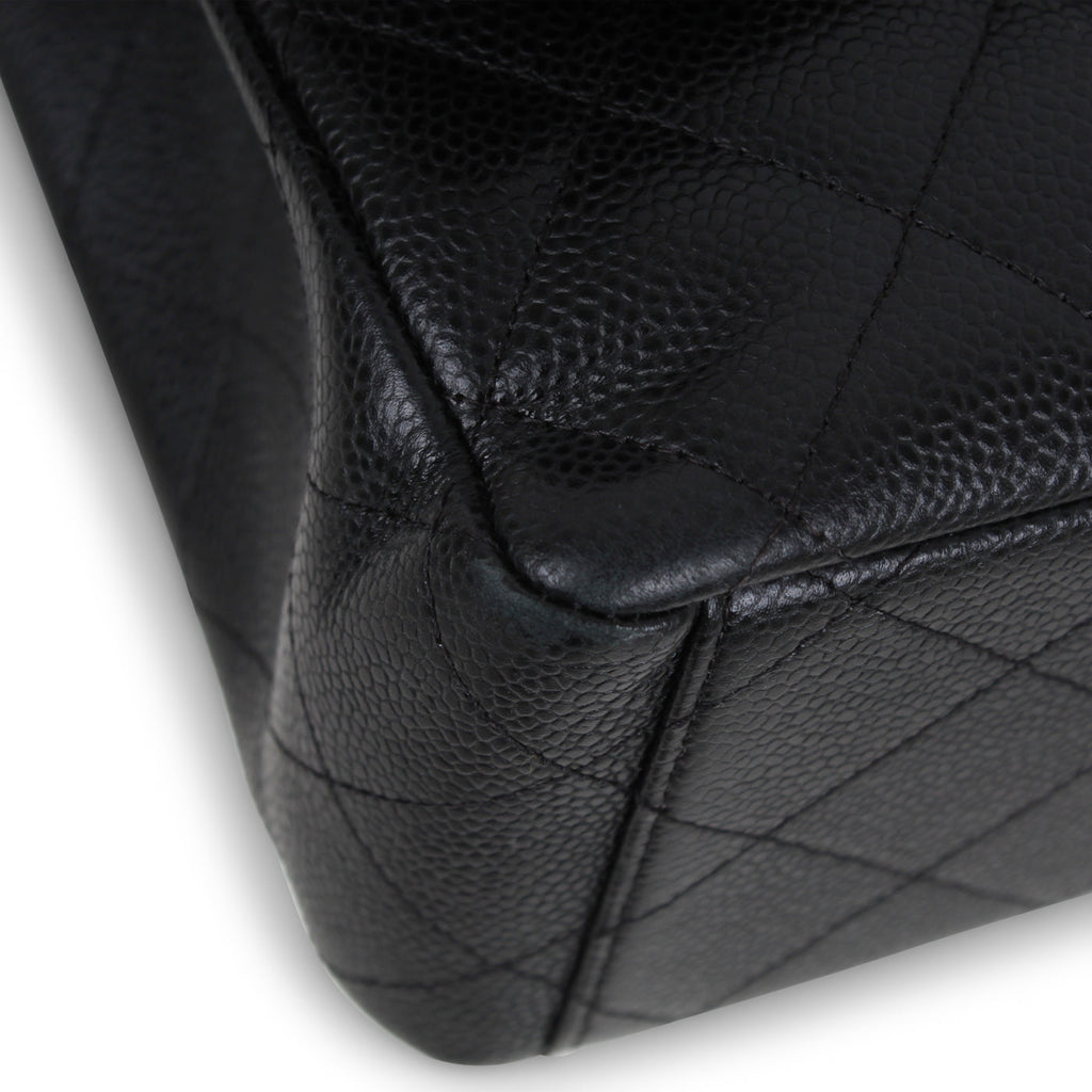 Chanel Classic Flap Bag - Black Maxi