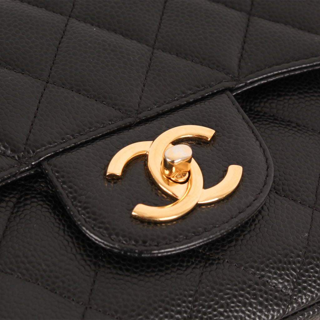 Chanel Classic Flap Bag - Black Maxi