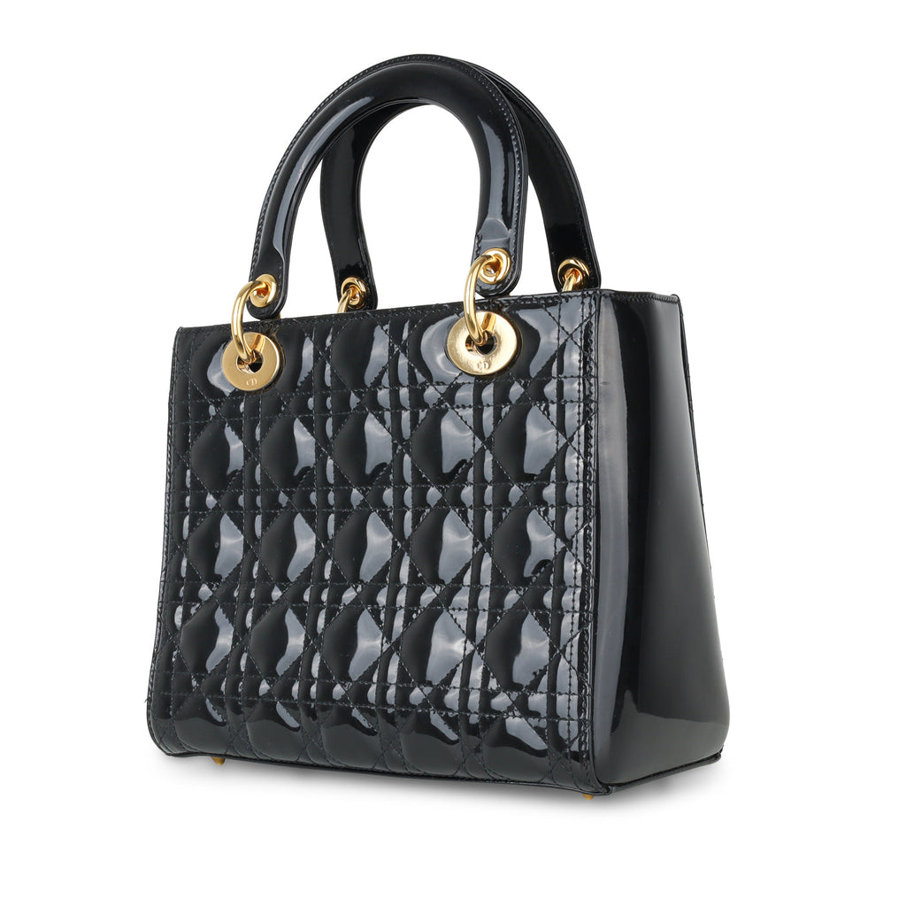Christian Dior Medium Lady Dior - Patent